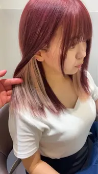 【💎インナー人気💎】🫧ご新規様限定🫧ブリーチWカラー+✨️選べるトリートメント🧸✨️