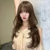 前髪&お顔まわりカット+ケアカラー+3stepトリートメント