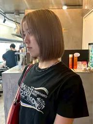 ブリーチ無しダブルカラー+うるツヤ4step髪質改善トリートメント