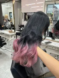 🎀グラデーションカラー🎀ブリーチ込【練習モデル】