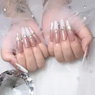 【ミニモ限定】大人気✨️長さだしスカルプ10本アート、ストーンやり放題🎀¥15500→¥14800(ご新規様限定)