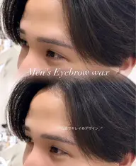 【Men's】アイブロウワックス🪄(wax&間引き)