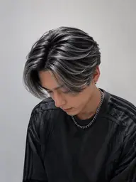 メンズバレイヤージュ カット+ブリーチ+カラー※センターパートのみ。補足説明欄を必ずお読み下さい🙇完璧に仕上げます。