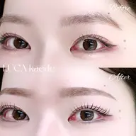 ミニモ学割U24🌸美眉WAX【間引き・メイク込】➕まつ毛パーマ“デザイン自由◎”【トリートメント・コーティング付】