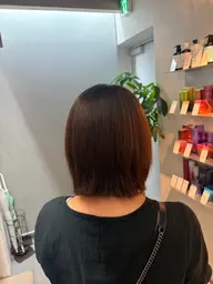 カット+髪質改善ストレート