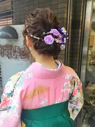 着付け＋ヘアセット（振袖＋2200）