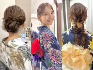 浴衣ヘアセット¥2800✨🪅