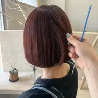 《女性限定》カラー＋毛先3センチ以内メンテナンスカット¥1,000