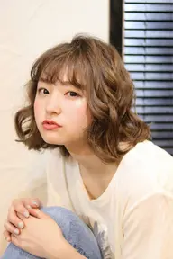 外国人風&透け感カラー&前処理トリートメント