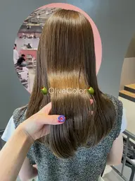 ブリーチなしカラー