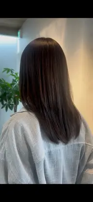 カット+髪質改善ストレート