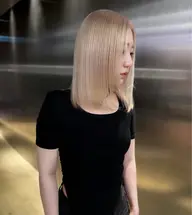 【✨️ハイトーン✨️】ハイブリーチ(ミルクティー系)&color 1STEPトリートメント