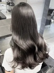 ⭐️ブリーチなしダブルカラー＋トリートメント⭐️ダメージレスに透明感！🩵