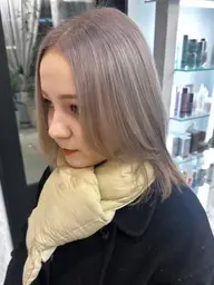 ミニモ学割 │ 透明感ブリーチカラー+AujuaTR