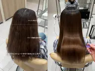 髪質改善ストレート×カット