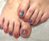 【オフ無料】選べるフットデザインネイル💅¥6,500【高円寺/中野/阿佐ヶ谷】