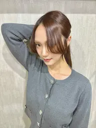 【カットなし】うる艶カラー+TOKIOクイックトリートメント+浸透アイロン