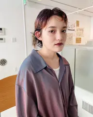 カット+暖色カラー+3stepトリートメント