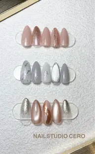 【定額シンプルコース】初回オフ込み&甘皮ケア付き✨次回予約で2回目以降もオフ無料！
