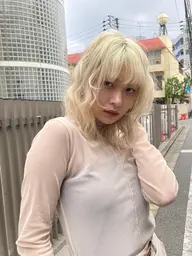 💫ダブルカラー💫ブリーチ(ケアブリーチ)+カラー+トリートメント