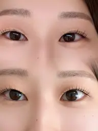マスカラパーマ🇰🇷(まつ毛を染めるコースです)