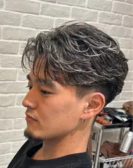 メンズカット➕メッシュ➕パーマ➕トリートメント