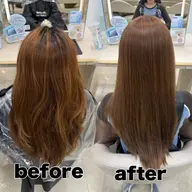 💭【透明感が欲しい方へ】♡イルミナブリーチなしダブルカラー🤍