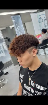 メンズカット➕🌀ルーズパーマ🌀⚡️スペインカール⚡️❤️🔥アクティブショート❤️🔥➕3ステップトリートメント
