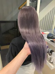 カラー➕【史上最高峰】【髪質改善】縮毛矯正ではない癖毛も伸びる✨オーダーメイドケラチントリートメント+高品質保湿剤✨