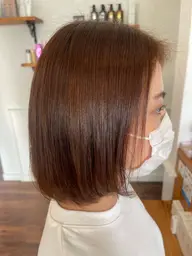 カット+ポイント縮毛矯正+トリートメント