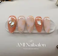 🍂秋ネイル🍂 INS風ネイル🤎 秋ならブラウン、貝殻✖️ミラー❣️お好みのカラー変更可能✨自爪オフケア込み