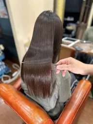 【U30限定ロングヘア📹SNS撮影ご協力】透明感カラー+髪質改善トリートメント¥11,000