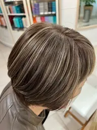 白髪ぼかしハイライト👩‍🦳✨