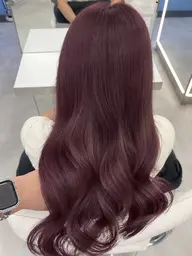 🎀 ブリーチなしダブルカラー 🎀【透明感のあるピンクブラウン】➕高保湿トリートメント