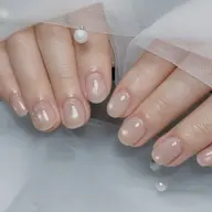 ✨マグ・フラッシュ選択可能✨自爪ちゅるんワンカラー🦋【オフケア込】