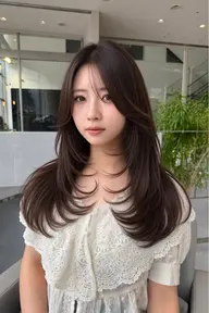 【大人気♡】巻かなくても盛れる"高すぎない"似合わせレイヤーカット+3stepトリートメント