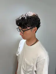men'sデザインパーマ+(カット、トリートメント込み)フェード❌