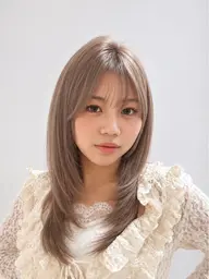 ✨韓国風レイヤーカット✨ 艶カラー+カット