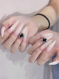 チップ長さ出しMAXロング✨ワンカラー/ラメグラデーション💅🏻 ¥12100