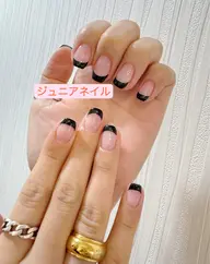 ジュニアネイル　フレンチ