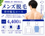 背中全体コース(背中上下)