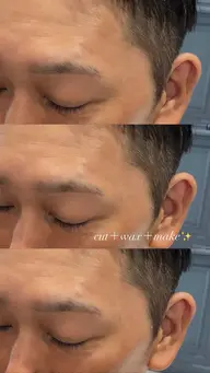 【 自然に垢抜け🫧 】メンズカット＋眉毛カット