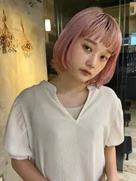 🍃前髪カット×コテ巻きヘアセット
