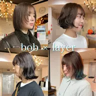 【5月限定💞】カット+イルミナカラー+トリートメント¥8800 【レイヤー/髪質改善/顔周り/暖色/寒色/ベージュ】