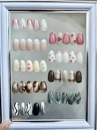 サンプル デザインネイル(オフなし)🌼¥1540 口コミ記入で2回目以降も予約OK🙆🏽