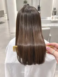 【🍃アイロン要らず・パヤ毛ゼロ】カット+髪質改善ストレート(縮毛矯正)+🍃4stepトリートメントAujua🍃