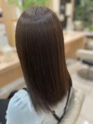 【縮毛矯正モデル】根元リタッチ🐩6cm以内☁️自然なストレート