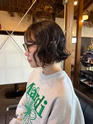 カット+パーマ