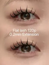 フラットラッシュ100-160本《リピーター様限定》3200円​〜​