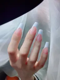 【スカルプ】アクリル長さ出し➕ジェルシンプル持ち込みデザイン